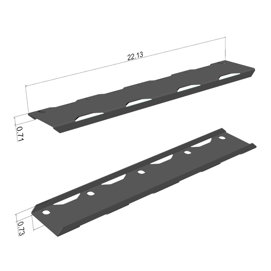 WOD Radiator Mount Brackets for 27.5" x 15.5" x 3" Radiator Combo