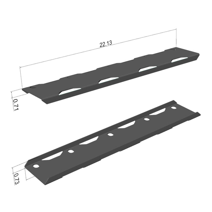 WOD Radiator Mount Brackets for 27.5" x 15.5" x 3" Radiator Combo