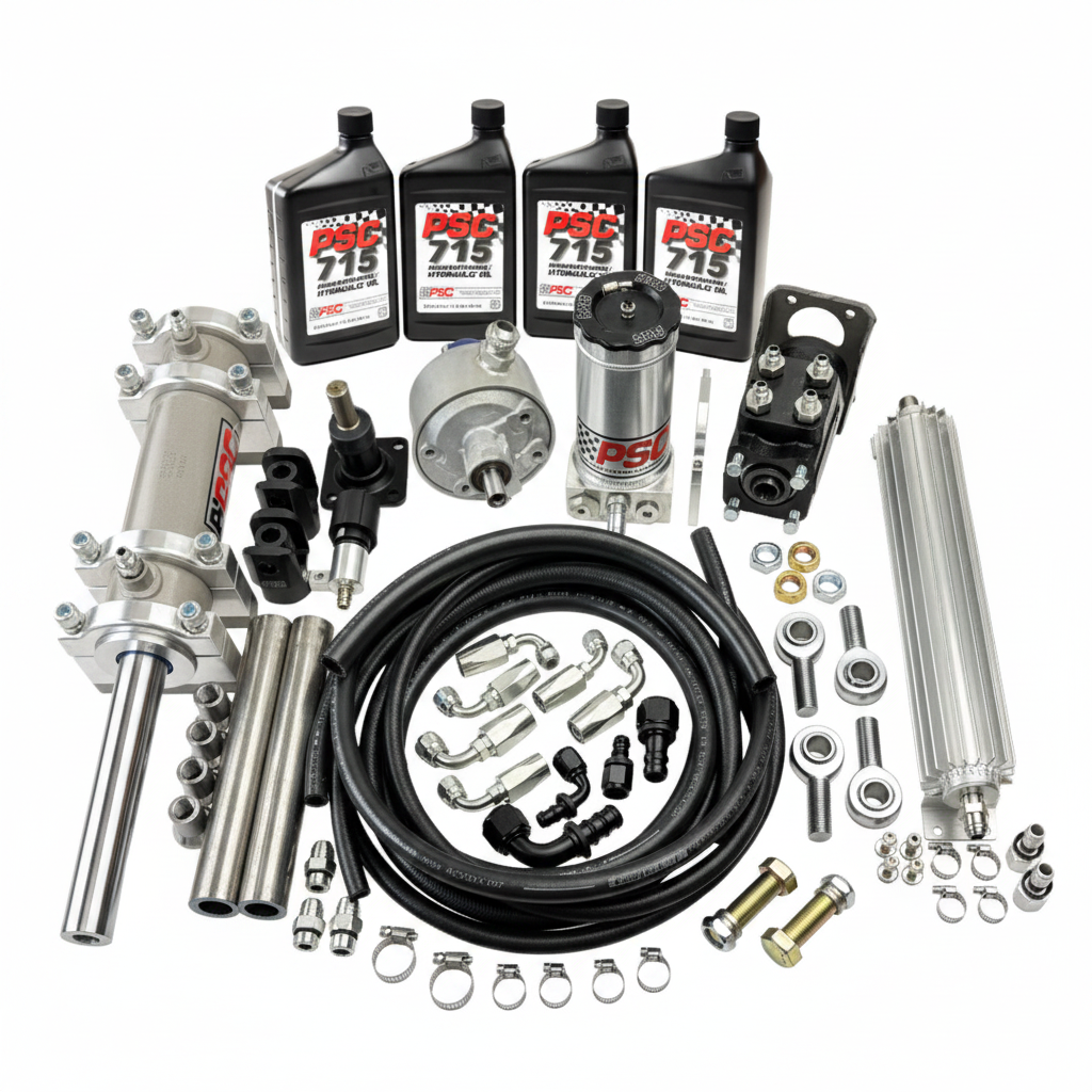 Full Hydraulic Steering Kit 1405X Pump for 32-40-inch Tires - PSC