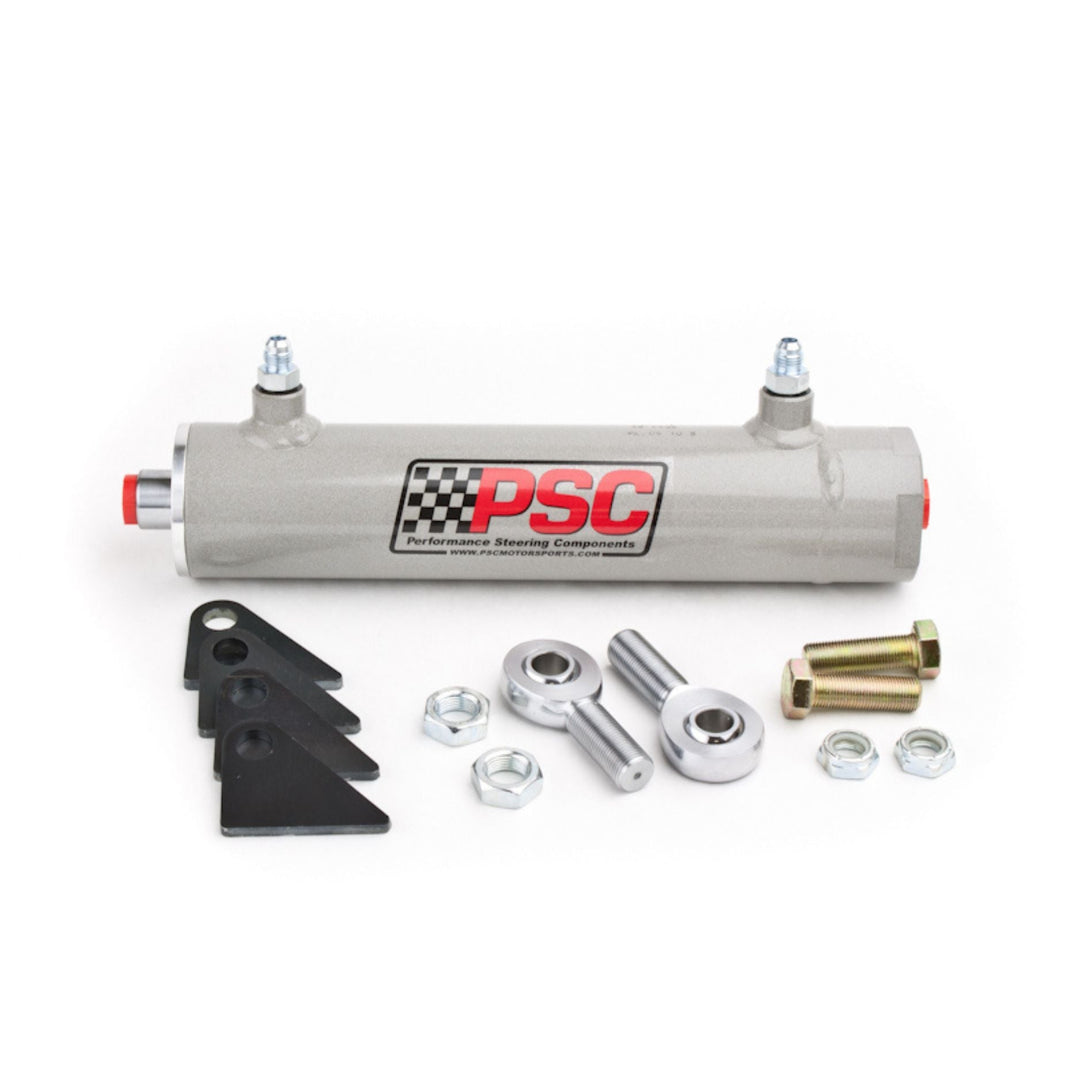 full hydraulic steering cylinder for 40 inch tires with accessories on a white background