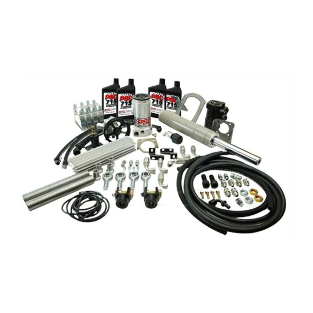 PSC Full Hydraulic Steering Kit for Jeep Cherokee XJ on a white background