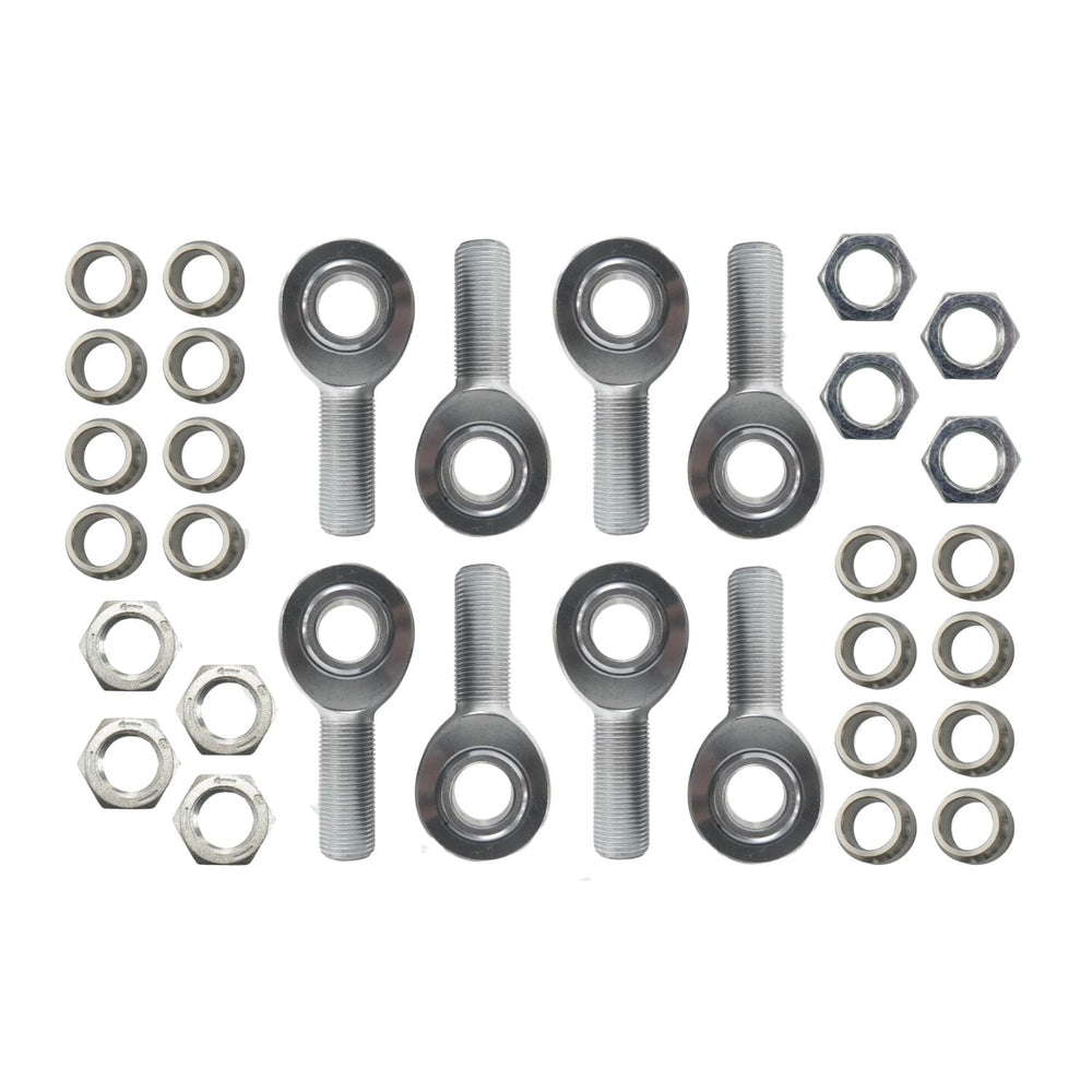 Chromoly Four Link Rod End Kit - 3/4"-16 Shank - 3/4" Heim Joint Spacer