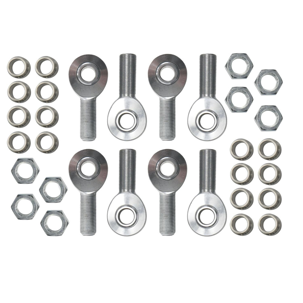 Chromoly Four Link Rod End Kit - 7/8" -14 Shank - 3/4" Heim Joint Spacer