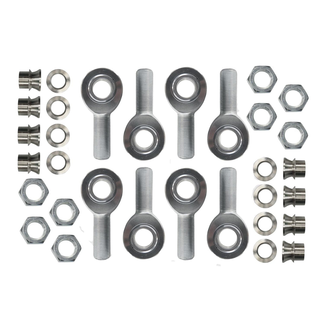 Chromoly 7/8" Shank, 5/8" Hole Misalignment - Four Link Rod End Kit