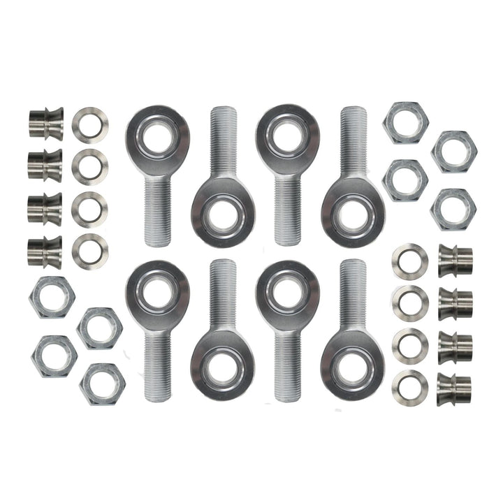 Chromoly 7/8" Shank, 5/8" Hole Misalignment - Four Link Rod End Kit