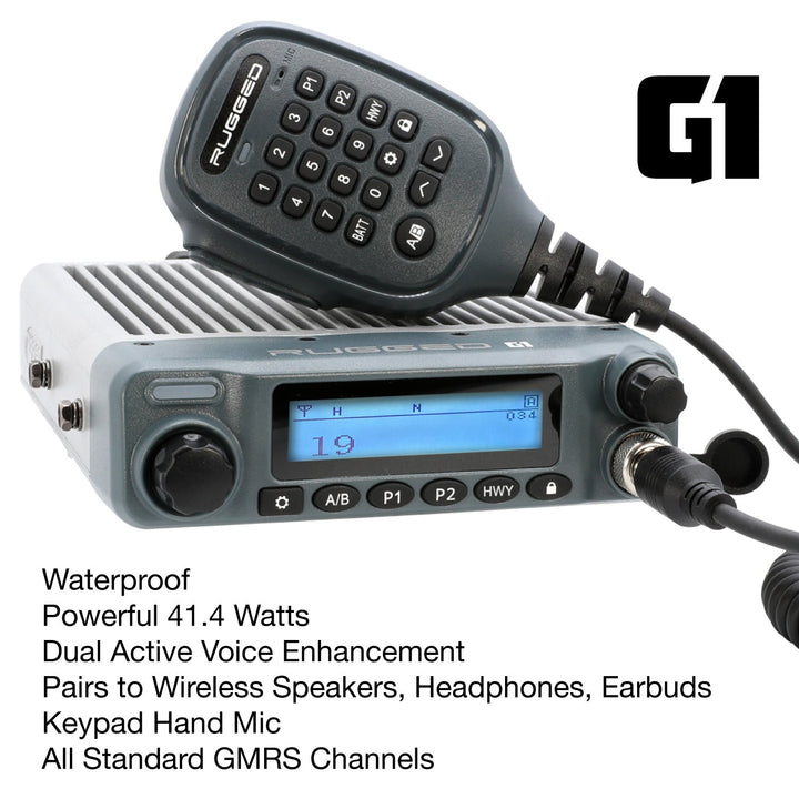 Ford Ranger / Ranger Raptor GMRS Mobile Radio Kit - Rugged Radios - Product image 6