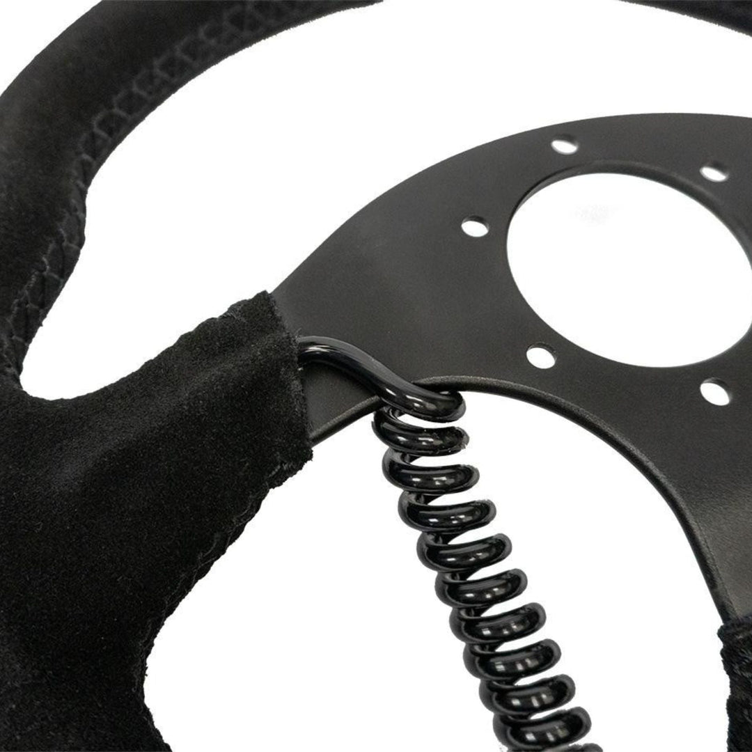 PRP Heated Comp-R Suede Steering Wheel – Black