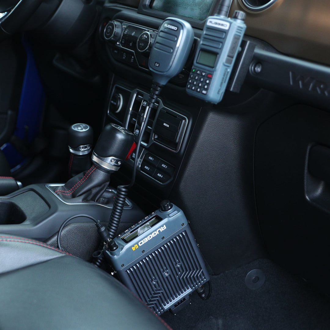 Jeep Wrangler JL / Gladiator JT GMRS Mobile Radio Kit - Rugged Radios - Product image 12