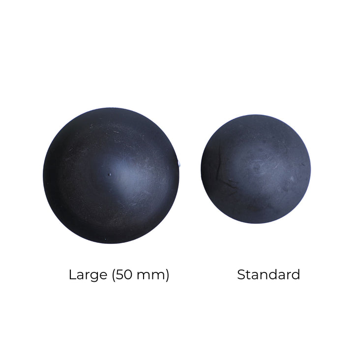 Two black Radflo 2.0 bottom out protection kits labeled &