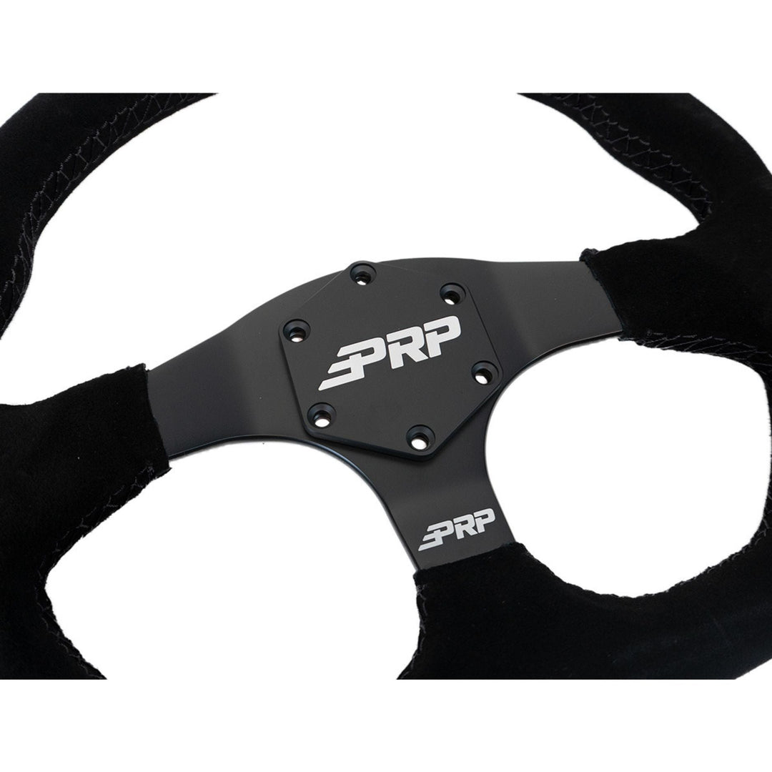 PRP Comp-R D-Shaped Steering Wheel – Black Leather or Suede