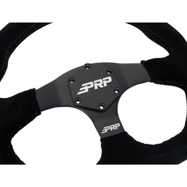 PRP Comp-R D-Shaped Steering Wheel – Black Leather or Suede
