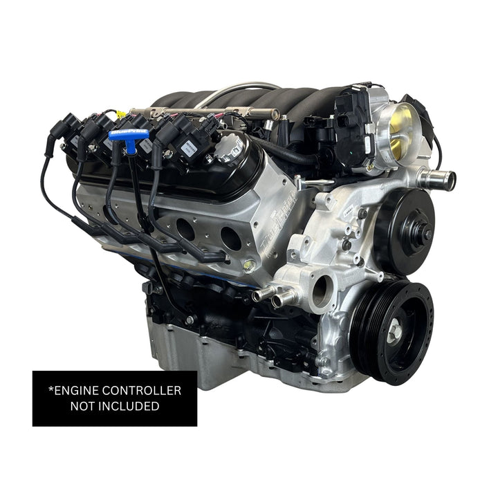 BluePrint GM LS3-Compatible Base Dressed Crate Engine – Holley Terminator X Max EFI – 376 c.i. – 530 HP