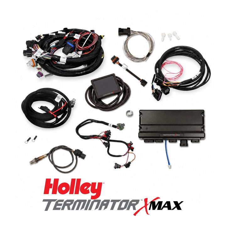 BluePrint GM LS3-Compatible Base Dressed Crate Engine – Holley Terminator X Max EFI – 376 c.i. – 530 HP
