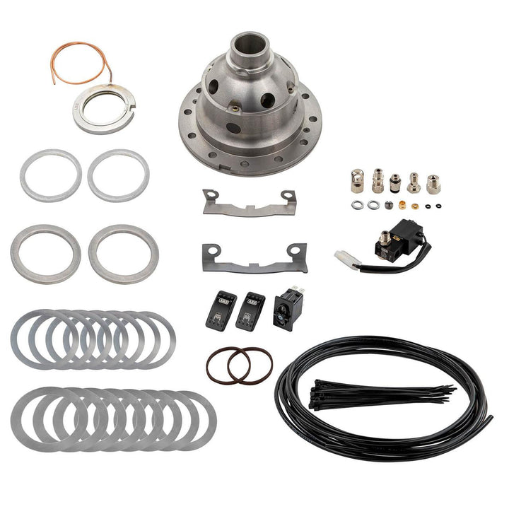 ARB Air Locker Dana 70 components arranged on a white background