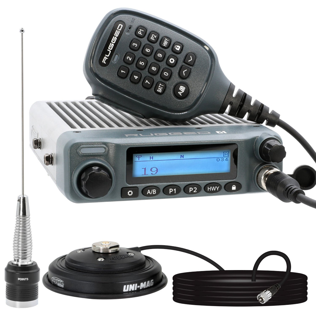 G1 Waterproof GMRS Mobile Radio & Antenna Kit - Rugged Radios Adventure Series - Product image 1