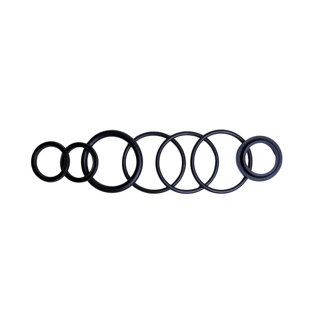 Set of 7/8 shaft remote reservoir seal kits on a white background