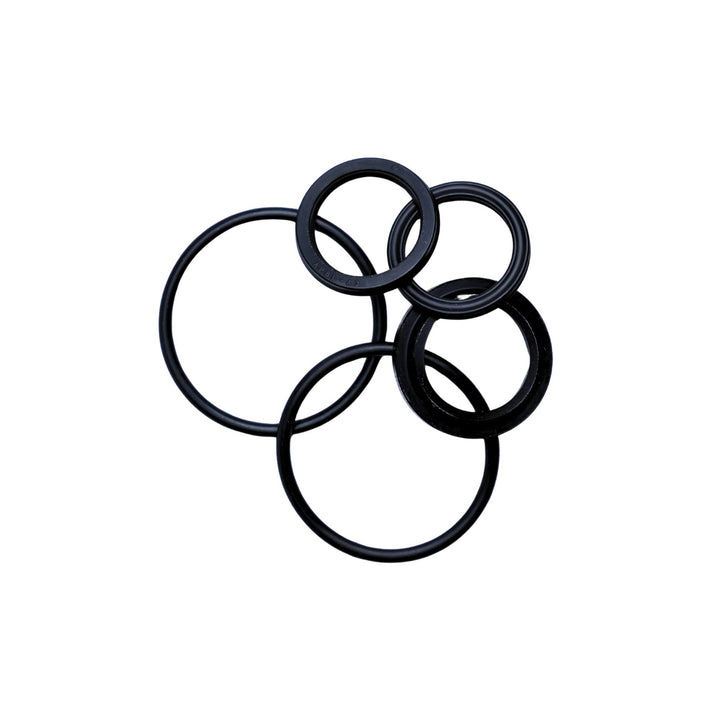 Set of Radflo 2.0 seal kit 7/8 shaft o-rings on a white background