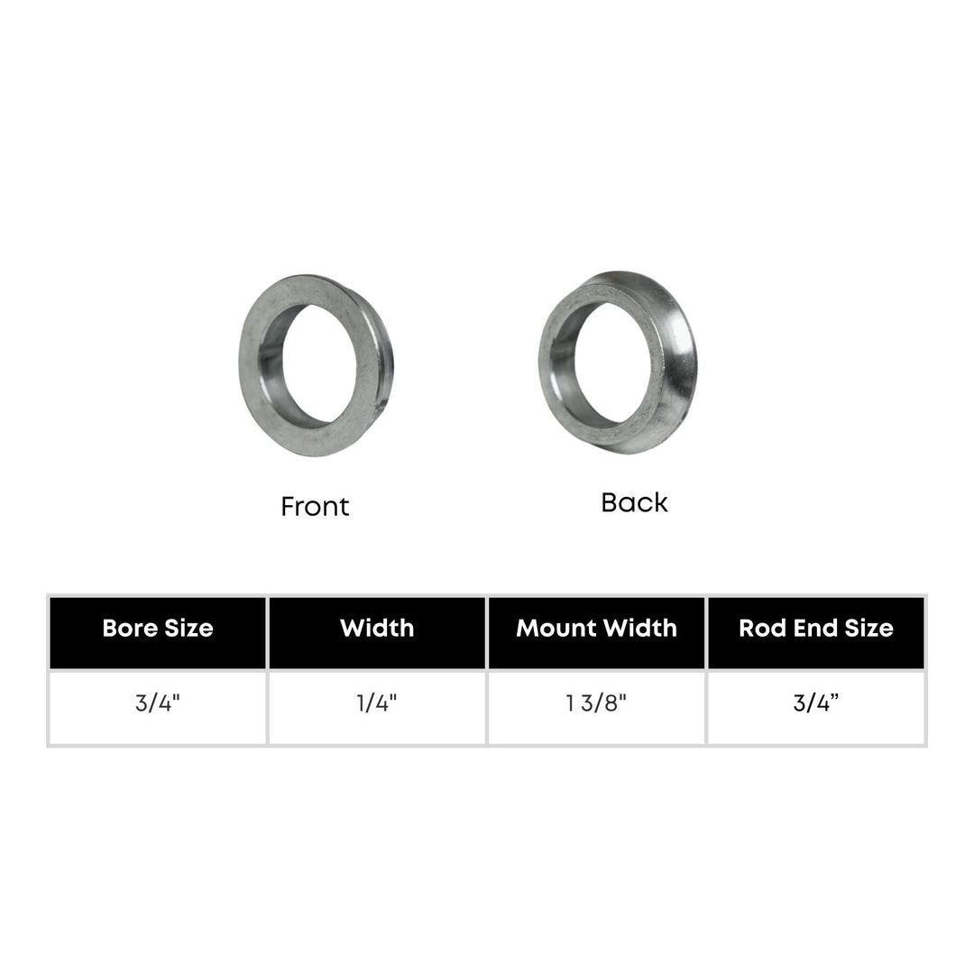 Standard Heim Joint Spacers