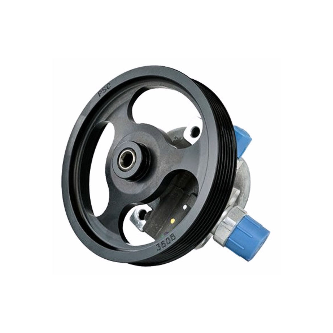 PSC CBR power steering pump 1800 PSI with pulley on a white background