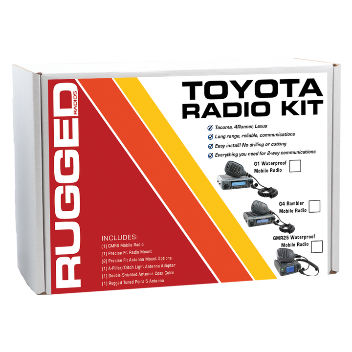 Toyota Tacoma / 4Runner / Sequoia &amp; Lexus GX470 Radio Kit - Rugged Radios - Product image 1