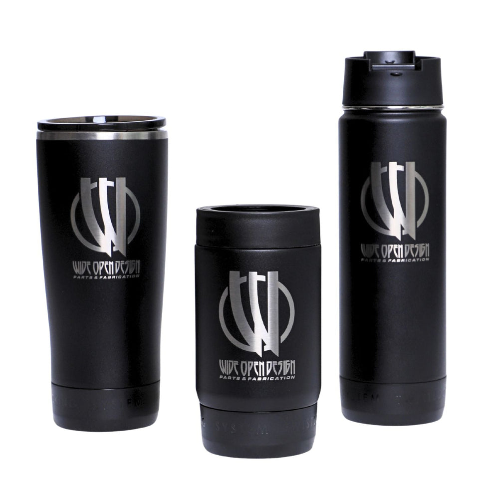 Wide Open Design TwistLock Drinkware