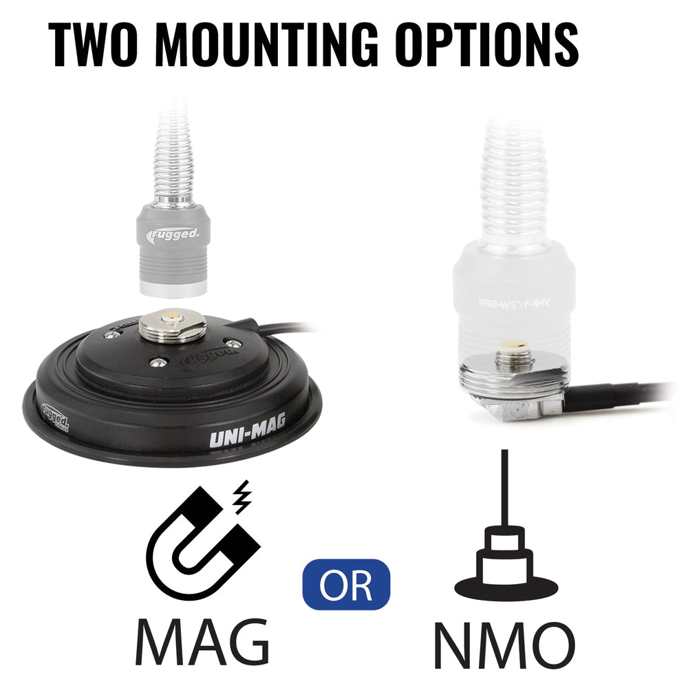 UNI-MAG NMO / Magnetic Antenna Mount with Coax - Rugged Radios - Product image 2