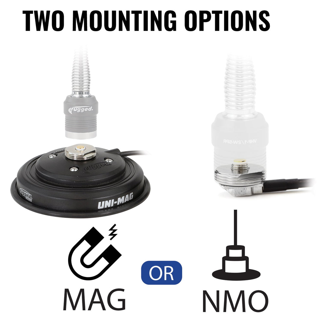 UNI-MAG NMO / Magnetic Antenna Mount with Coax - Rugged Radios - Product image 2