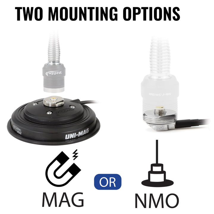 UNI-MAG NMO / Magnetic Antenna Mount with Coax - Rugged Radios - Product image 2
