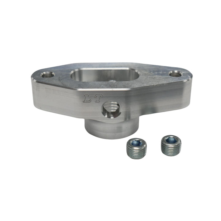 LT engine oil accumulator adapter -10 AN on a white background