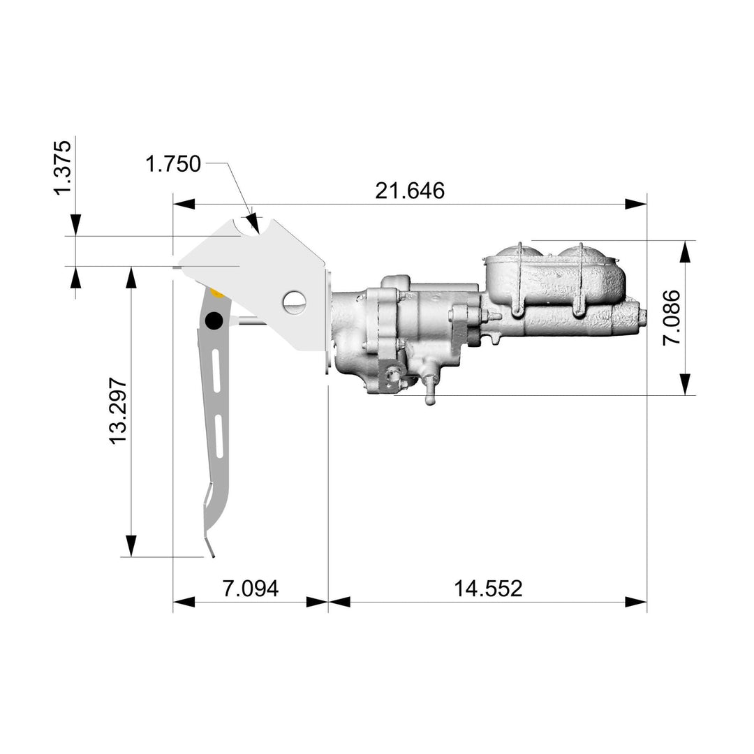 Hydroboost Brake Kit - GM Master Cylinder