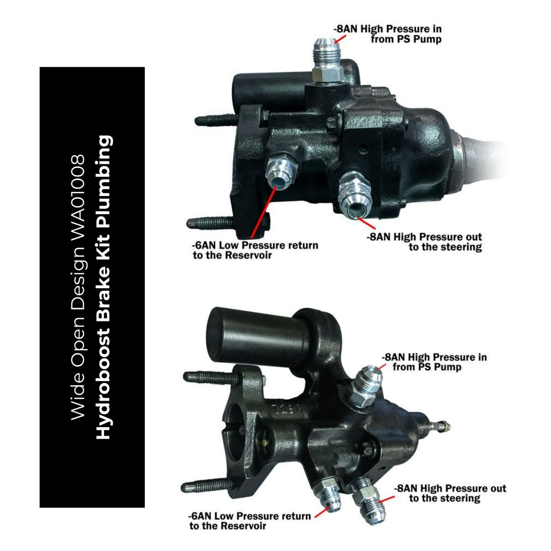WOD GM HydroBoost Brake Kit w/ OE Master Cylinder
