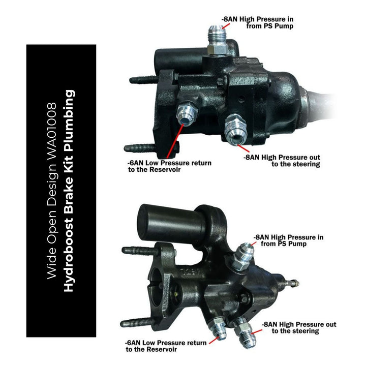 WOD GM HydroBoost Brake Kit w/ OE Master Cylinder