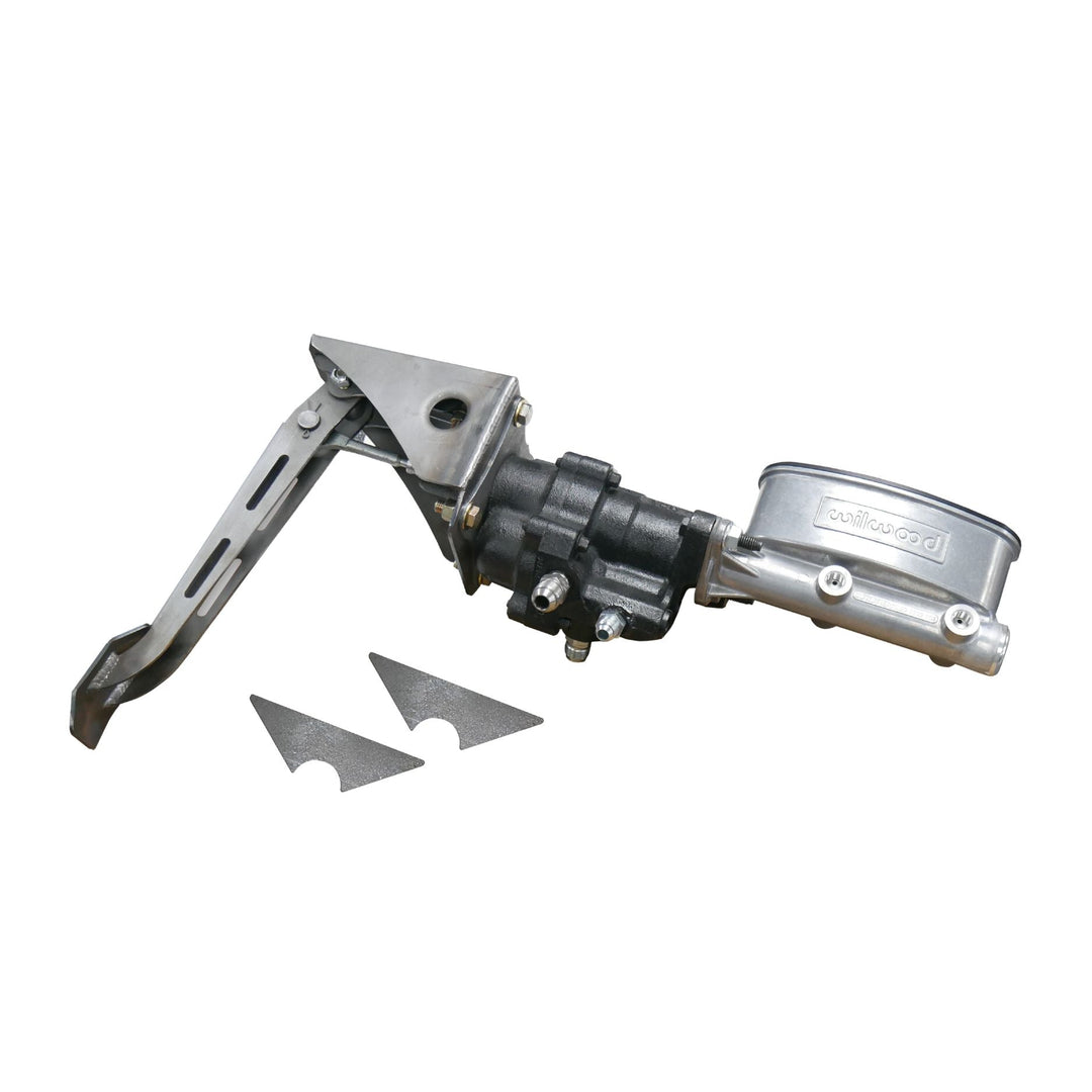 tube chassis hydroboost brake system lightweight with a Wilwood logo on a white background