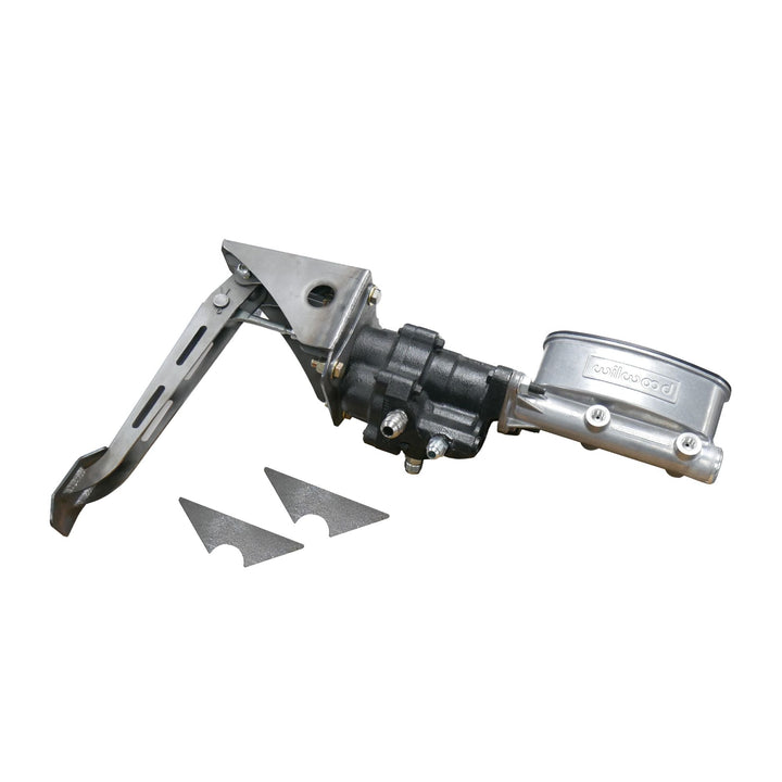 tube chassis hydroboost brake system lightweight with a Wilwood logo on a white background