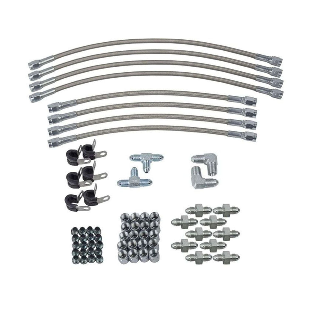 Brake Plumbing Kit for Dual Steer with 1/8" NPT Master Cylinder