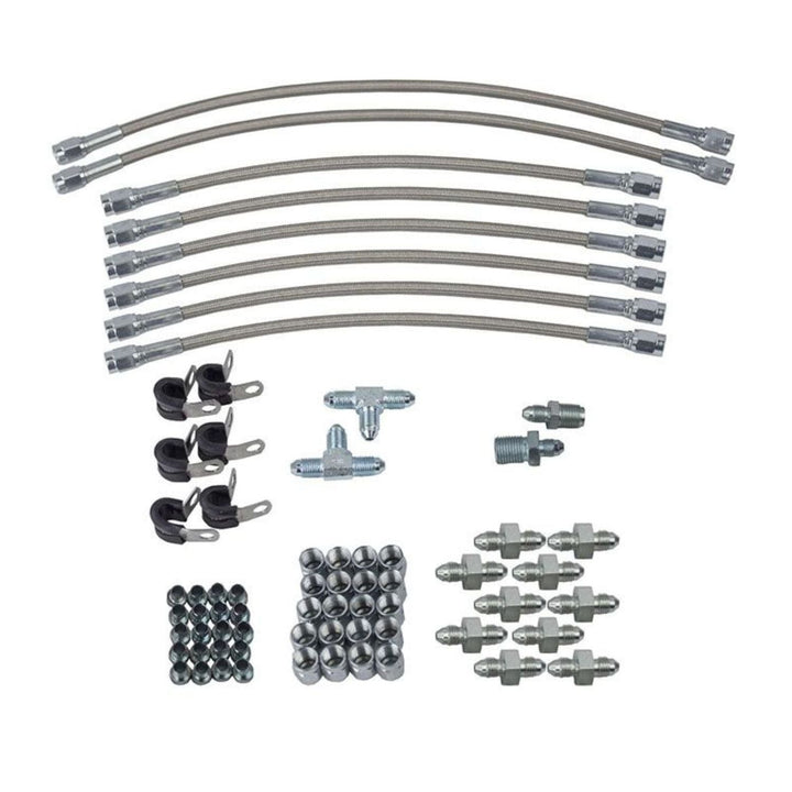 Brake Plumbing Kit for Single Steer with GM Master Cylinder