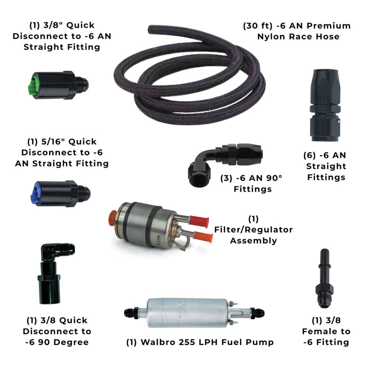 GM LS Non-Return Style Fuel System Plumbing Kit