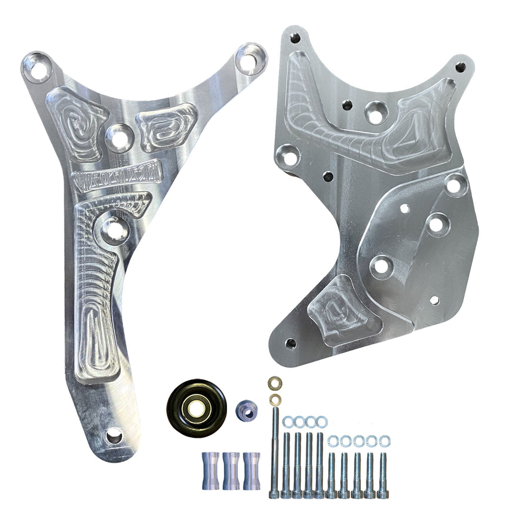 GM LS Power Steering Pump & Alternator Relocation Kit