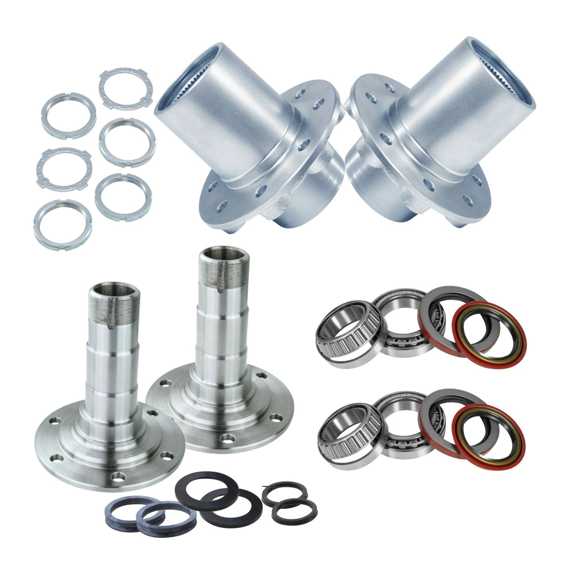 Crane Axle Dana 60 Kingpin Front Hub Kit – 8x6.5