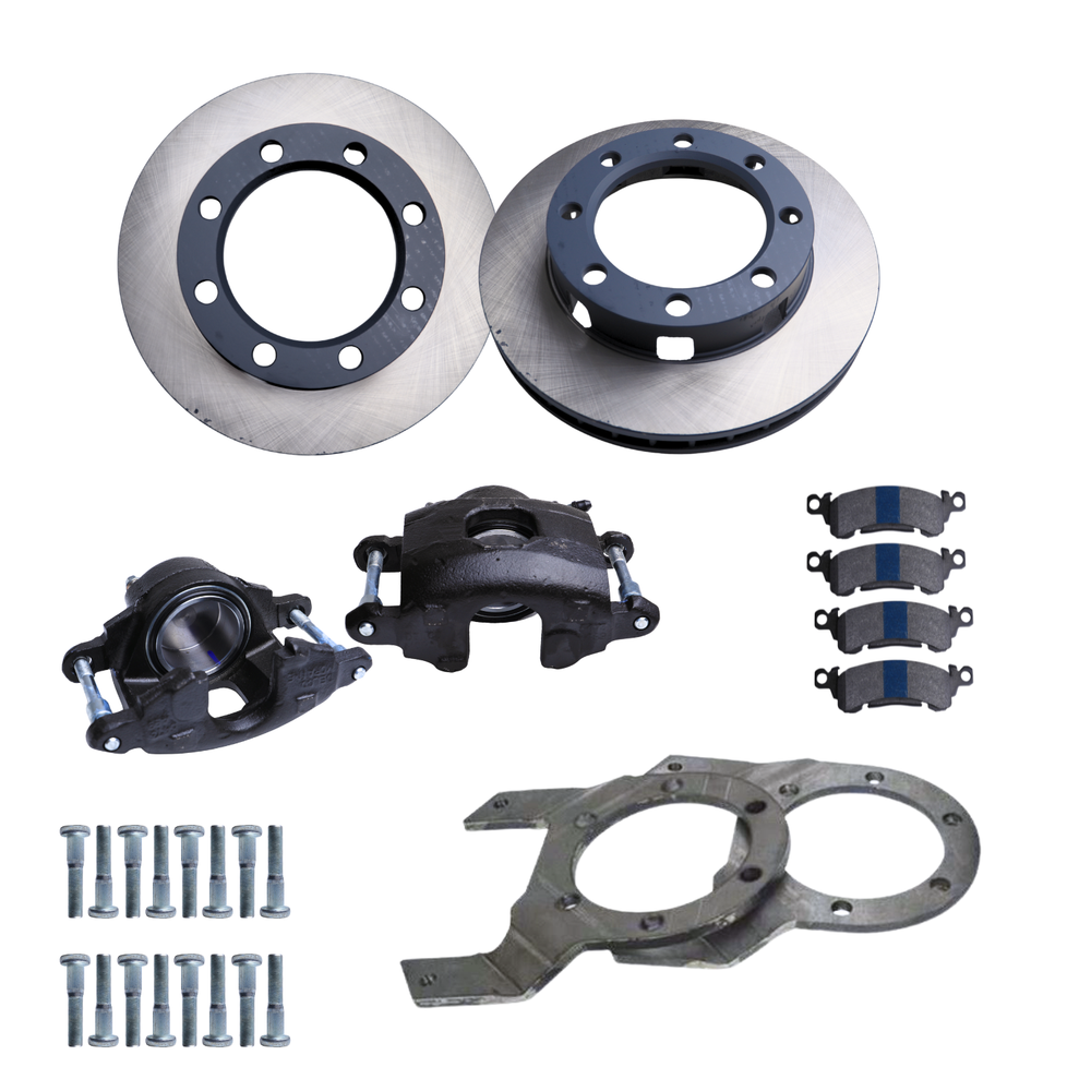 Crane Axle Front 3/4-Ton Disc Brake Conversion Kit for GM