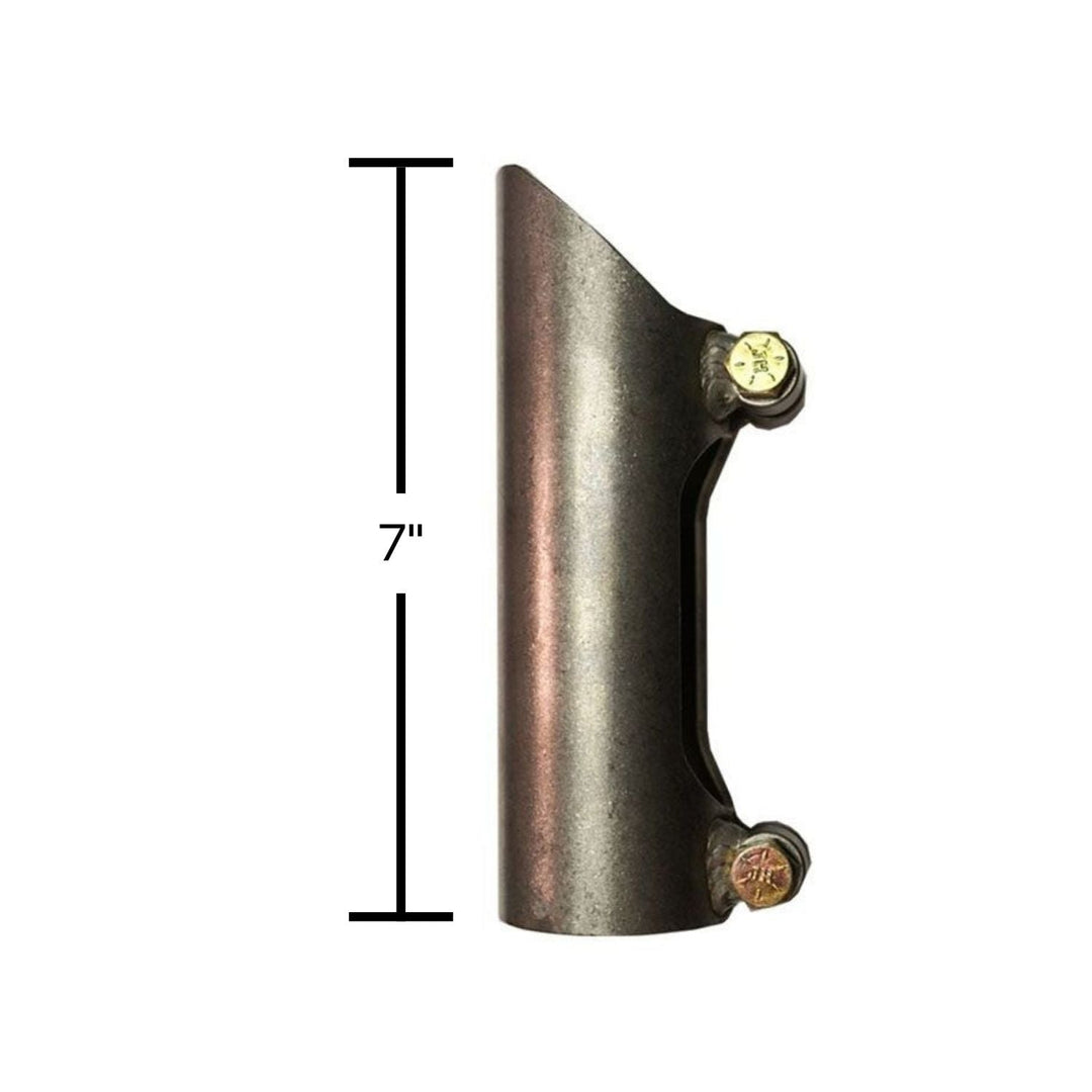 2 3 travel bump stop can with a measurement label on a white background