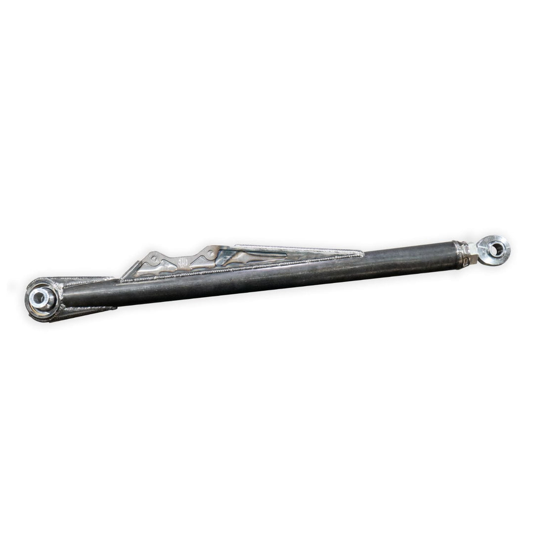 off-road trailing arm with 7075 aluminum insert on a white background