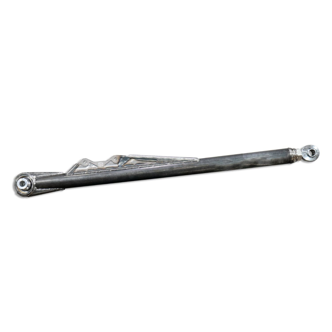 off-road trailing arm with 7075 aluminum insert on a white background