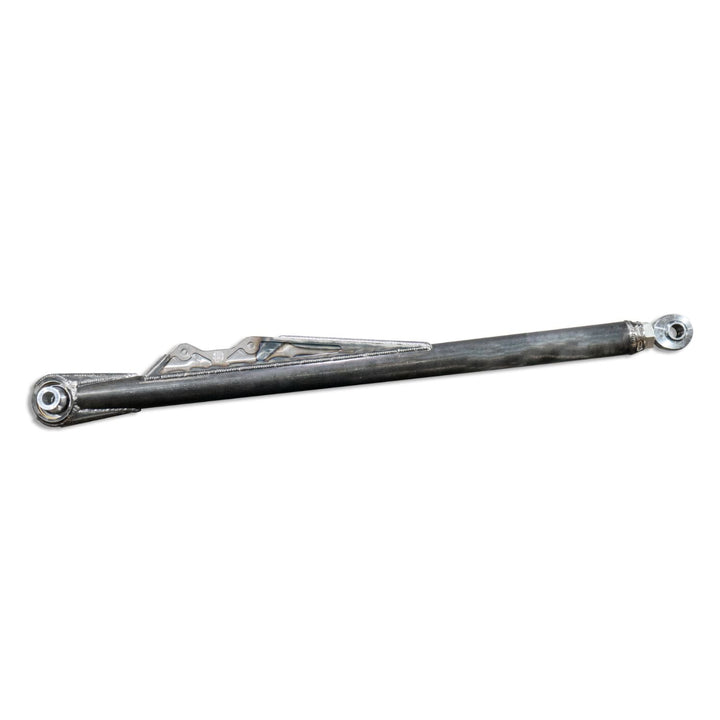 off-road trailing arm with 7075 aluminum insert on a white background