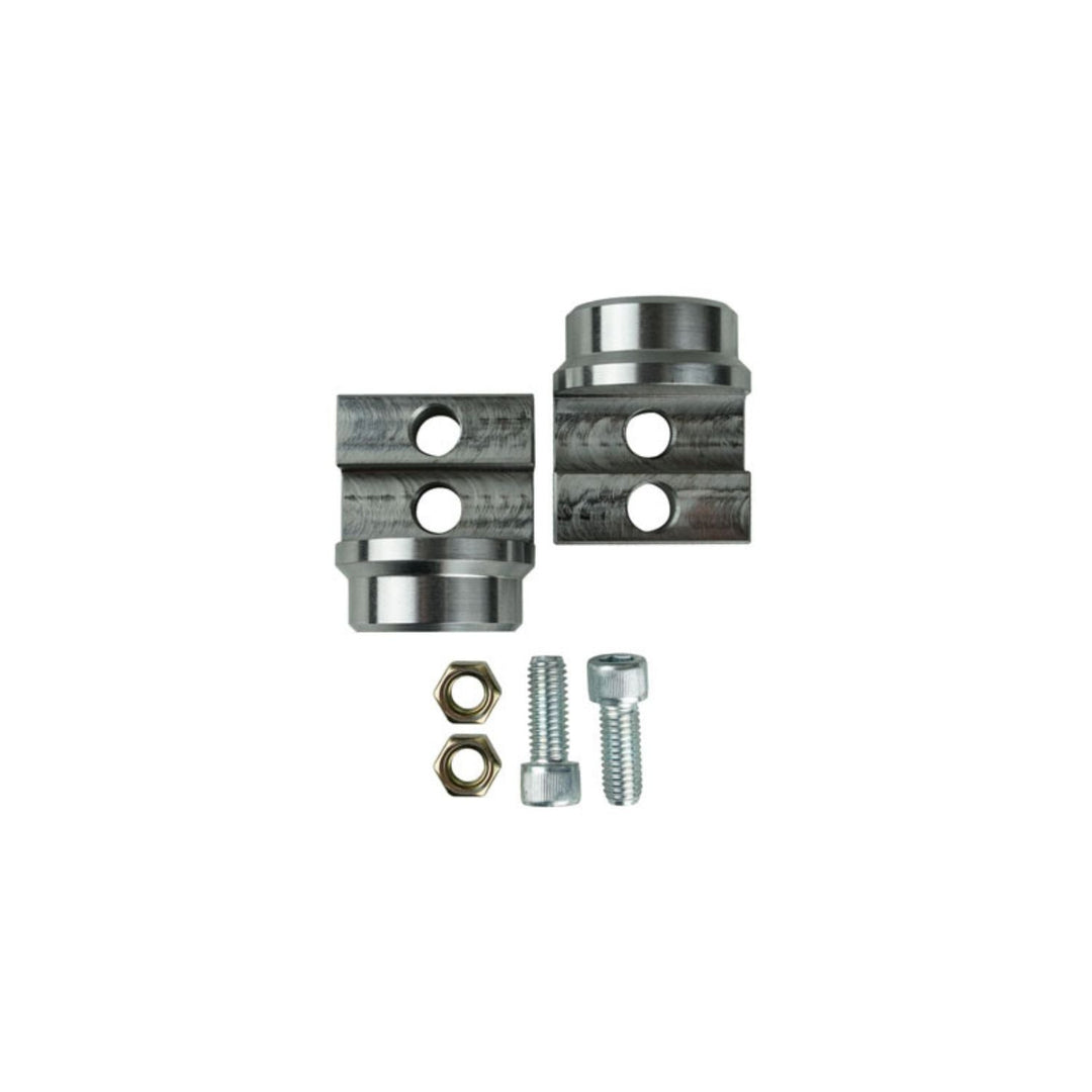  removable roll cage tube clamp with bolts on a white background