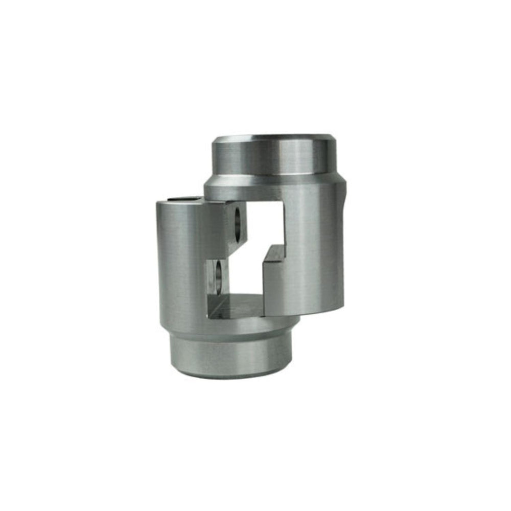 Chromoly  interlocking tube disconnect on a white background