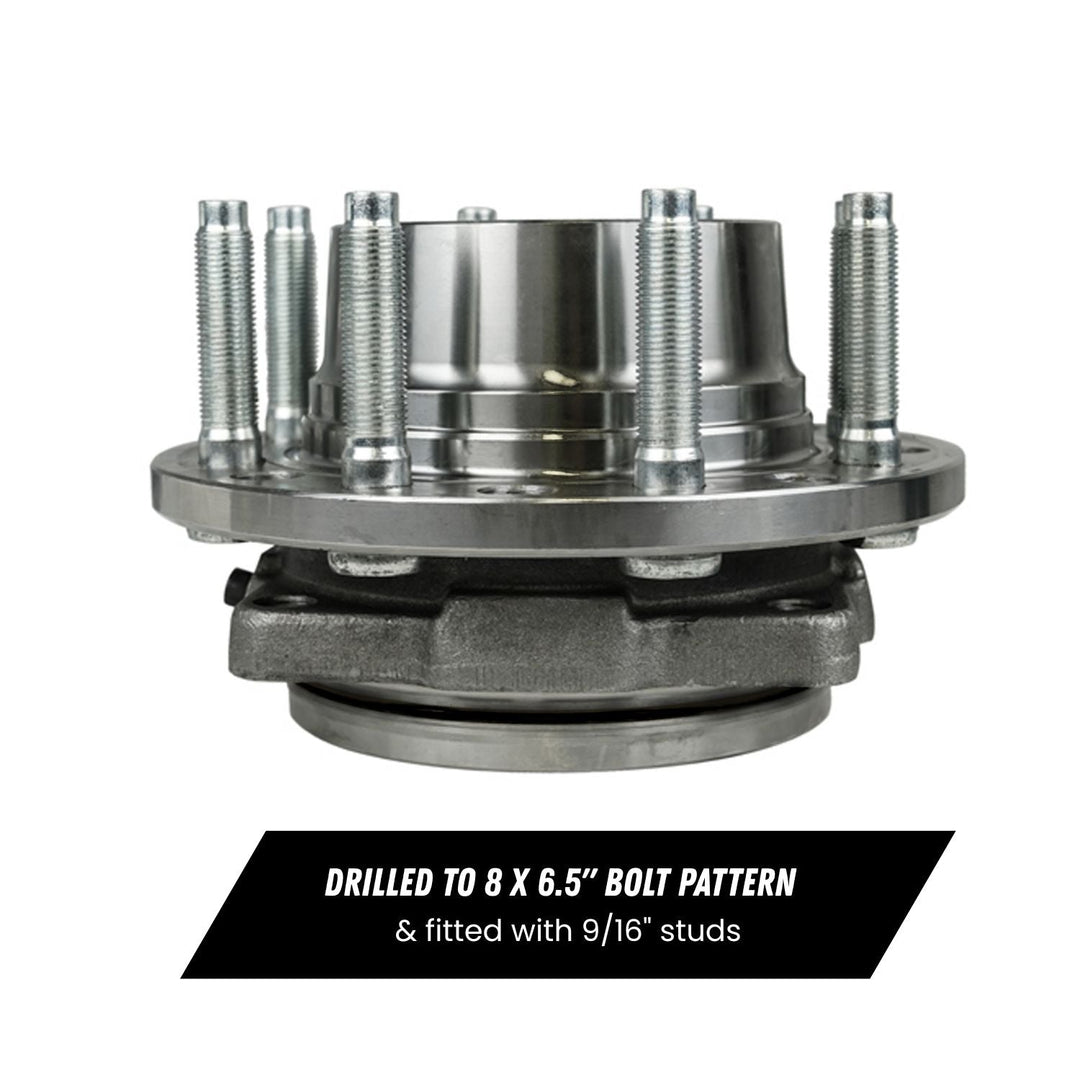 Timken Super Duty hub assembly with bolt pattern details on a white background