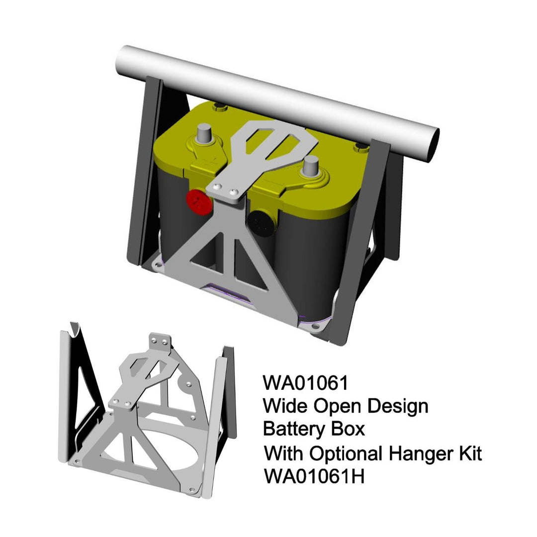 WOD Optima Battery Box Mount- Steel Bolt-On