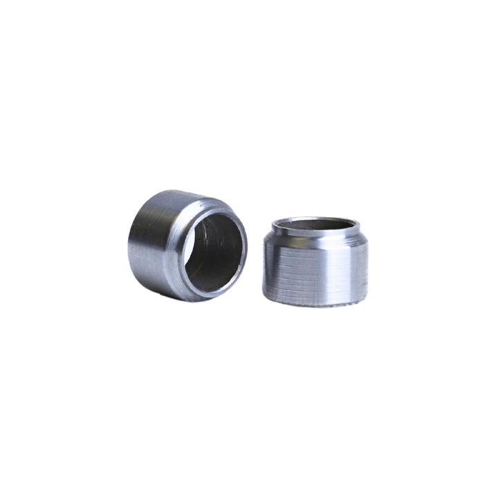 2.0 shock bearing spacers stainless steel on a white background