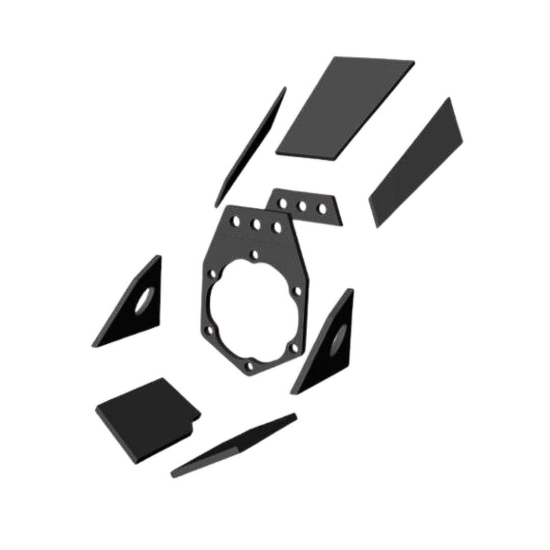 14 bolt pinion guard parts on a white background